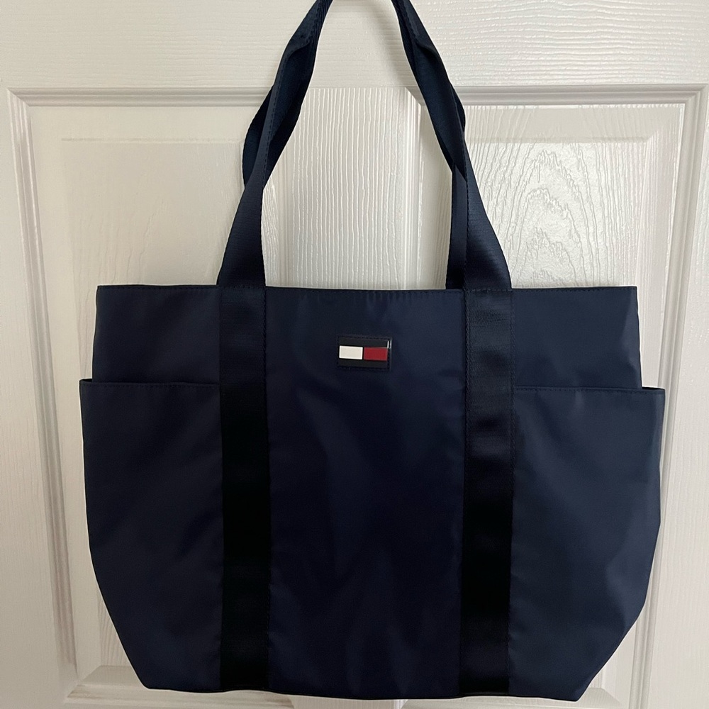 NWOT Tommy Hilfiger Dark Blue Tote Bag
